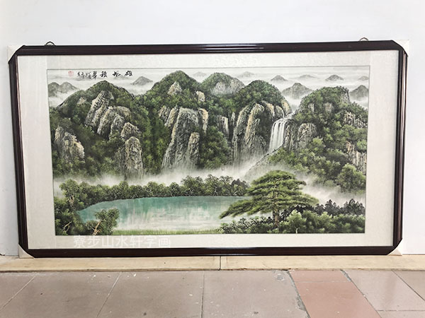 Xiongfengjicui banner size: 109X198cm