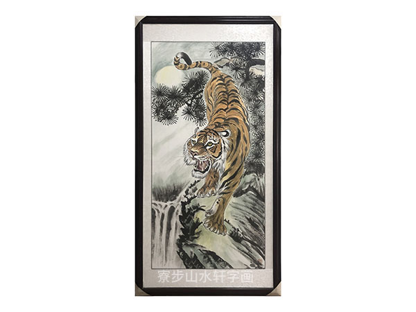 Vertical size of Mountain tiger: 88X168cm