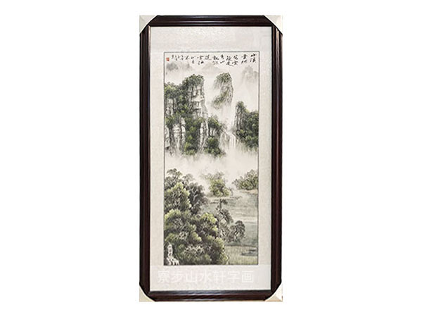 Vertical size of ancient tree cangtai: 65X125cm