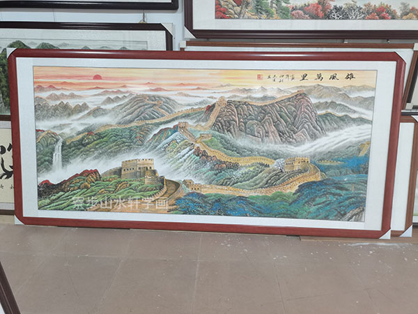 The Great Wall banner measures 132X283cm