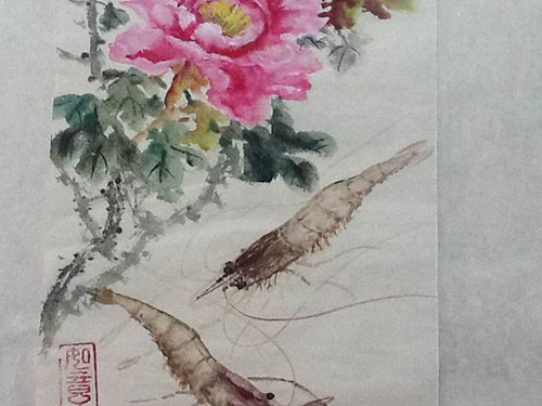 Flower and bird painting